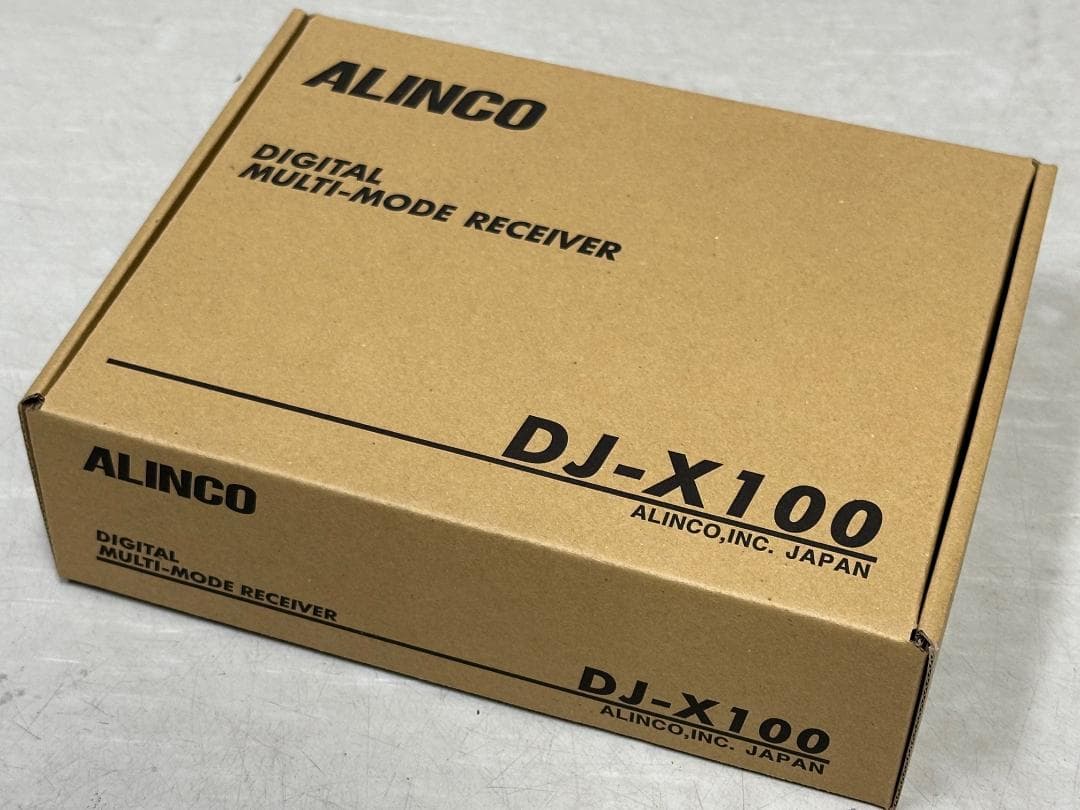 DJ-X100 デジタル・マルチモードレシーバー<受信改造済・完全未使用品！> DJ-X100 デジタル・マルチモードレシーバー<受信改造済・完全未使用品