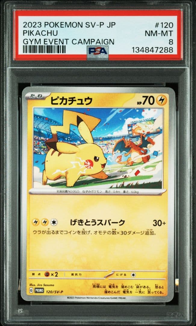 ※【PSA連番】 ピカチュウ げきとうスパーク　　ジムプロモ