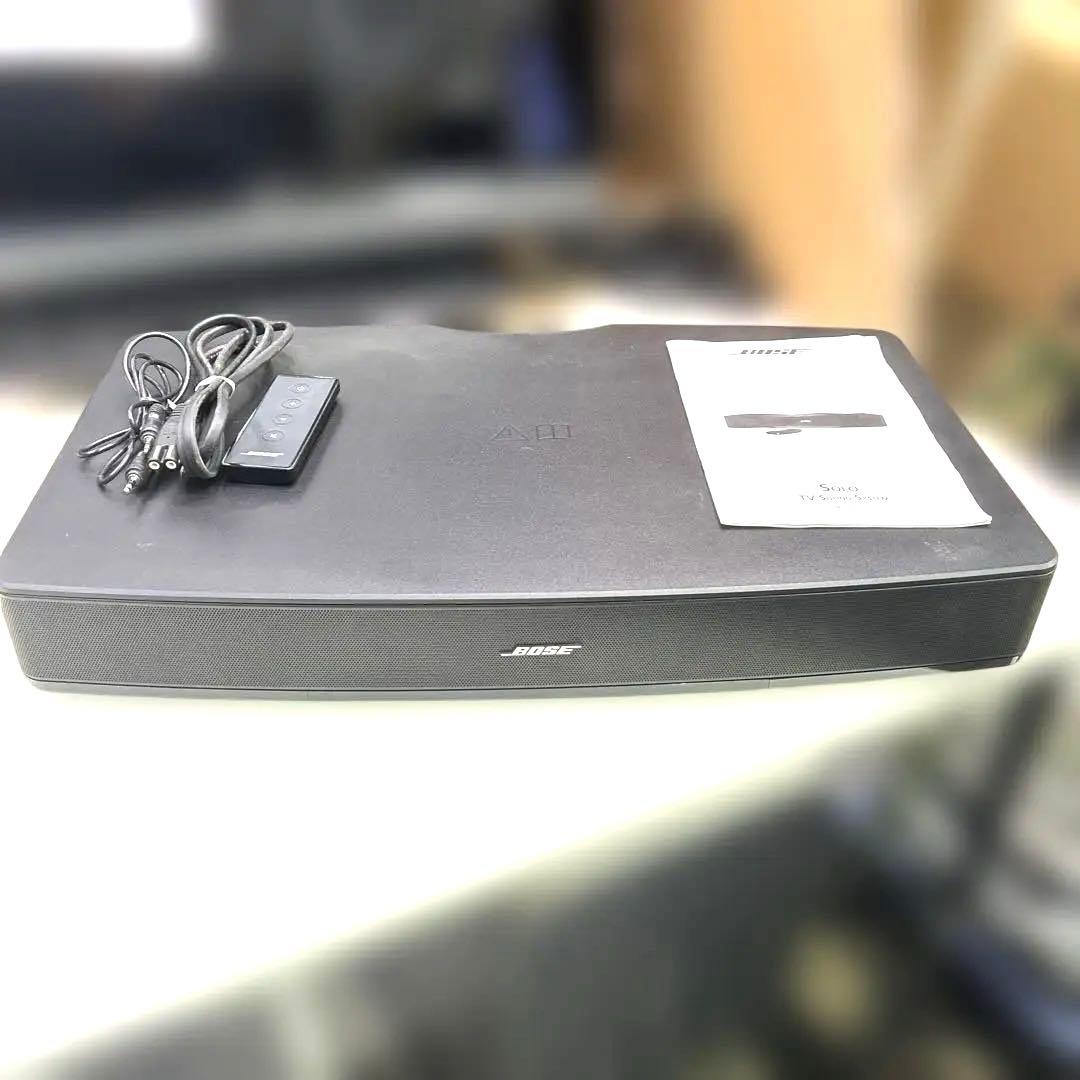 スピーカー・ウーファー HRK18 BOSE SoloTV SOUND SYSTEM 410376 Bose 410376 Solo TV Sound System - Black for sale online | eBay