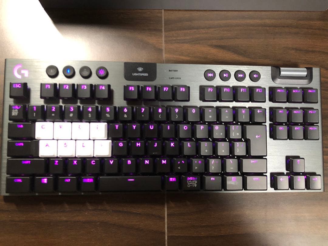 Logicool G913 TKL RGBキーボード リニア(赤軸)