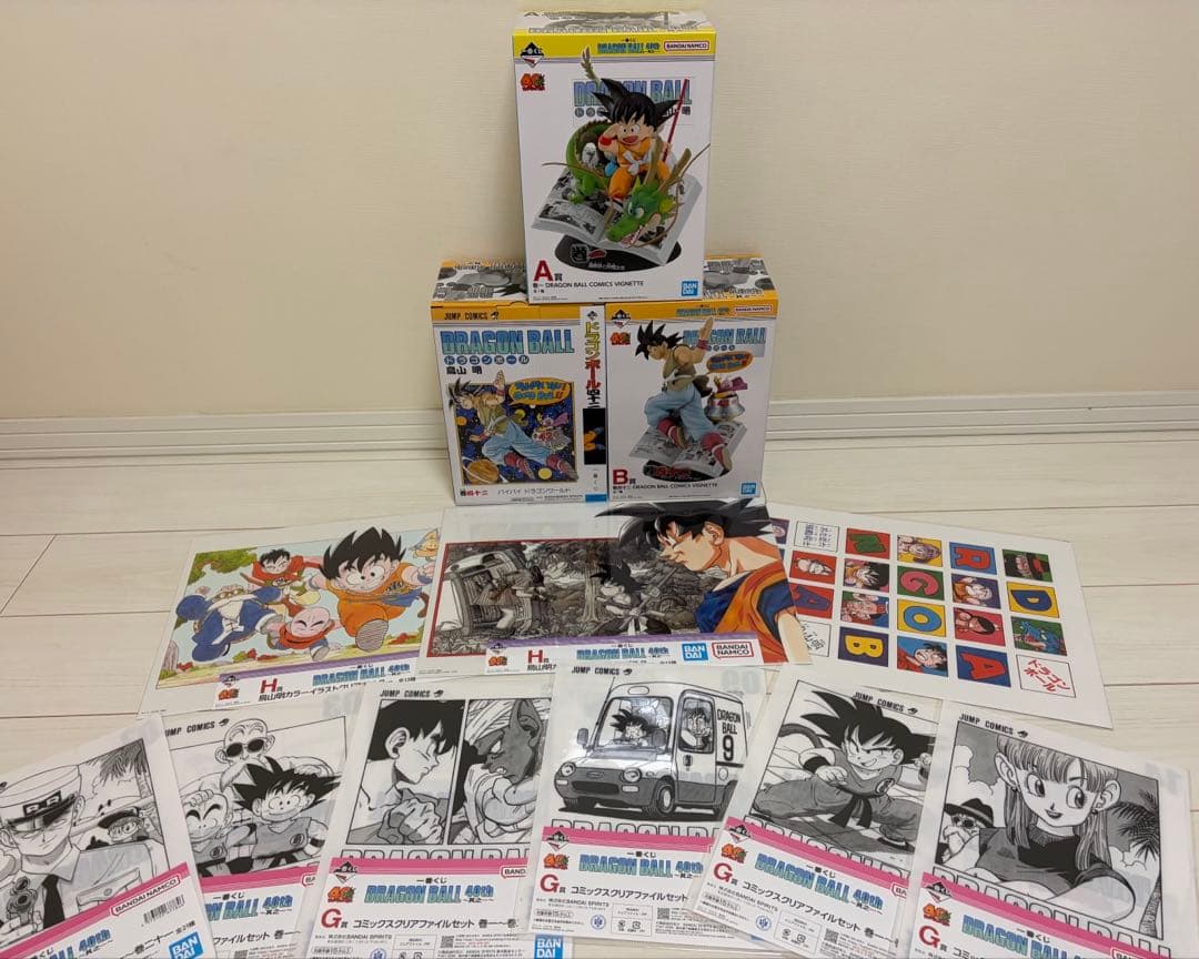 一番くじ ドラゴンボール 40th A賞、B賞2つ、他賞セット 一番くじ DRAGON BALL 40th ～其之二～｜一番くじ倶楽部｜BANDAI