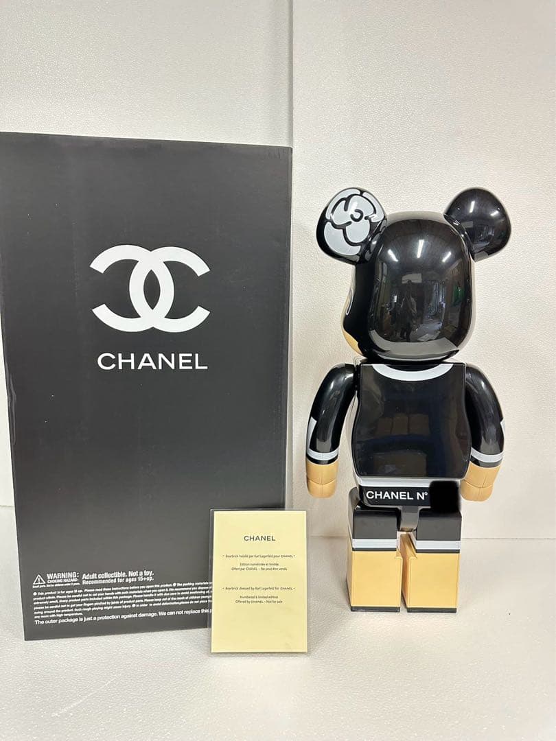 激レア CHANEL シャネル BE@RBRICK ベアブリック 1000% - メルカリ
