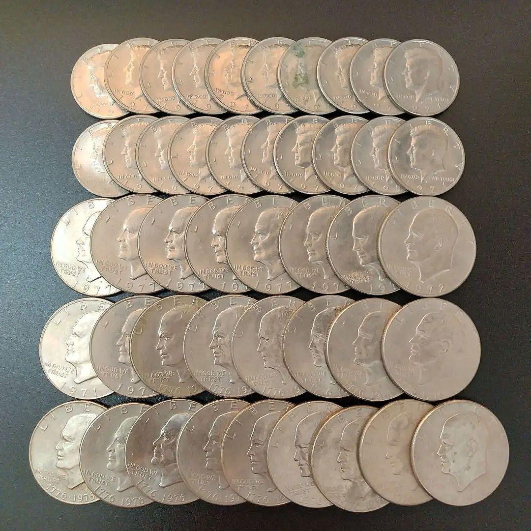 アメリカ白銅貨×45枚【管理番号m019】# Donald Trump 2020 5 oz .999 Copper BU coin 45th President