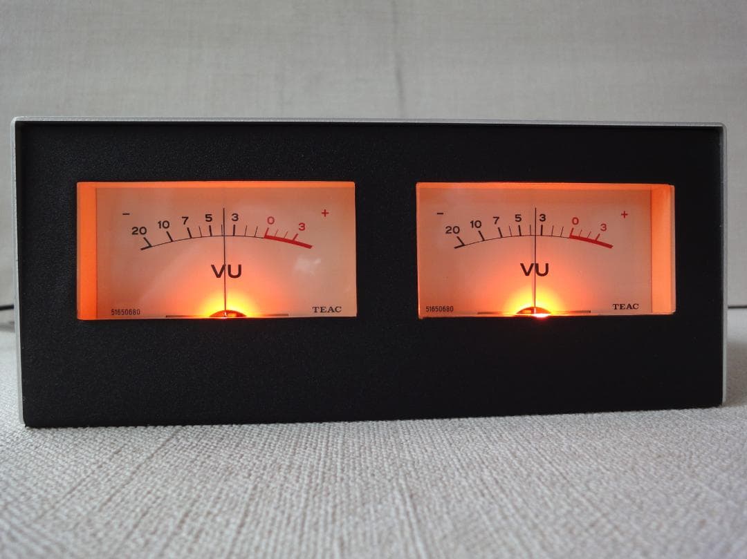 自作ステレオVUメーター192号機（TEACワイドタイプ大型） 自作ステレオVUメーター181号機（TEACワイドタイプ大型） 自作ステレオ